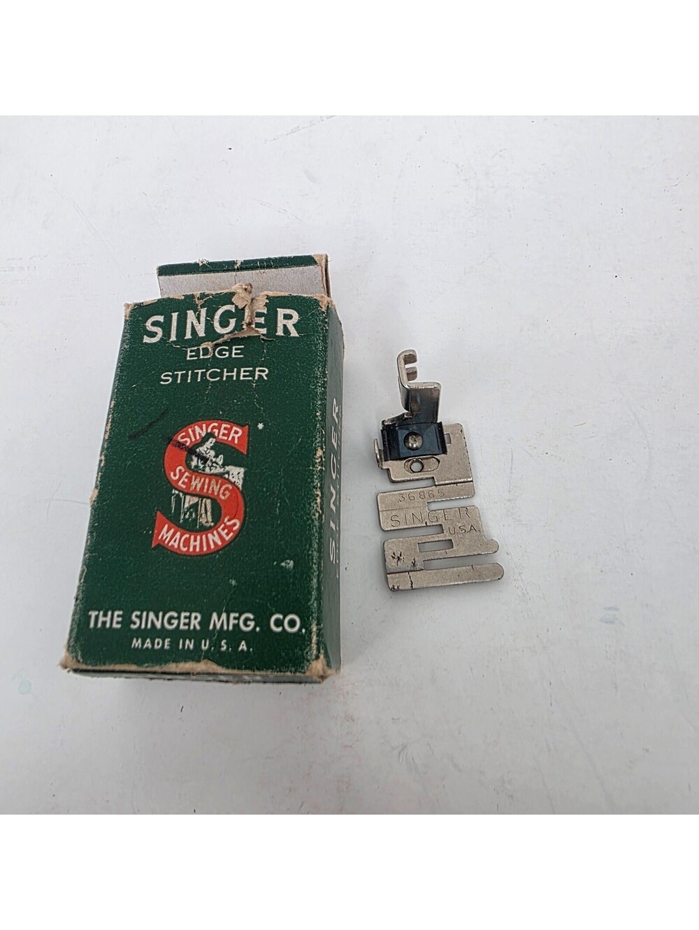 Vintage Singer Simanco 36865 Edge Stitcher Sewing Machine Attachment